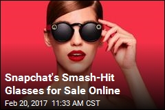 Snapchat Makes Popular &#39;Spectacles&#39; Available Online