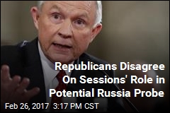 Republicans Disagree Over Whether Sessions Should Lead Russia Probe