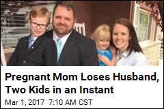Pregnant Mom Loses Husband, Two Kids in an Instant