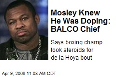 Mosley Knew He Was Doping: BALCO Chief