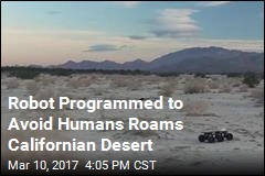 Robot Programmed to Avoid Humans Roams Californian Desert