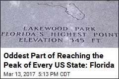 Quirkiest Part of Reaching the Peak of Every US State: Florida