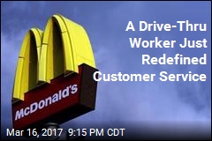 Drive-Thru Worker Jumps Out Window to Save Customer