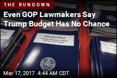 Trump Budget &#39;Won&#39;t Survive Congress&#39;