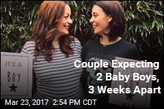 Couple Expecting &#39;Twin&#39; Boys 3 Weeks Apart