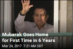 Egypt&#39;s Mubarak Goes Home After 6 Years in Custody