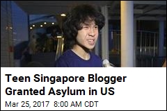 Teen Singapore Blogger Granted Asylum in US