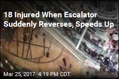 18 Injured When Escalator Suddenly Reverses, Speeds Up