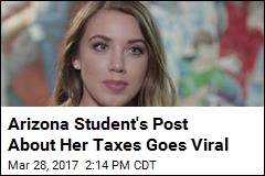 Arizona Student&#39;s Post About Her Taxes Goes Viral