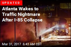 Section of I-85 Collapses After Massive Atlanta Fire