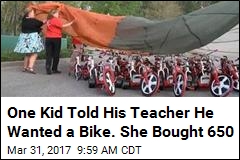 Teacher Raises Enough to Buy Every Kid at School a Bike