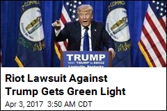 Trump Riot Lawsuit Gets Green Light