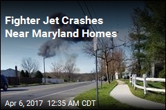 Fighter Jet Crashes Near Maryland Homes