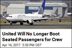 United Makes a Policy Change After Boarding Fiasco