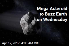 Mega Asteroid to Buzz Earth on Wednesday