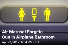 Passenger Finds Air Marshal&#39;s Gun in Airplane Bathroom