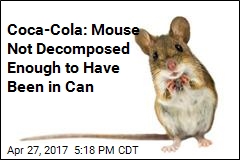 Man Claims He Found Mouse in Coca-Cola Can