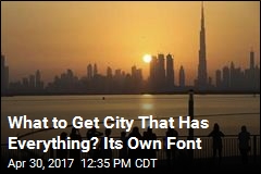 What to Get City That Has Everything? Its Own Font