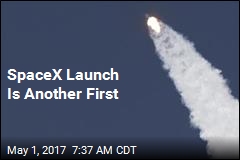 SpaceX Launches Spy Satellite, Sticks the Landing