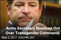 Trump&#39;s Pick for Army Post Drops Out Amid Criticism