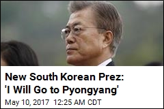 S. Korea&#39;s New Leader Willing to Visit Pyongyang