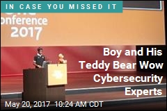 Boy and His Teddy Bear Wow Cybersecurity Experts