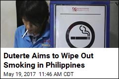Filipino Strongman&#39;s New Target: Smokers