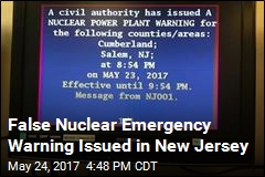 NJ Residents Accidentally Warned of Nuclear Emergency