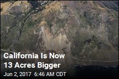 California Is Now 13 Acres Bigger