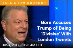 Gore on Trump&#39;s Tweets: It&#39;s Not &#39;Time to Be Divisive&#39;