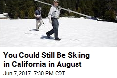 It&#39;s June, and Parts of California Still Have 8 Feet of Snow