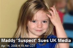 Maddy 'Suspect' Sues UK Media