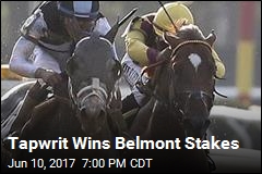Tapwrit Wins Belmont Stakes