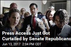 Republicans Break Precedent, Limit Press Access to Senators