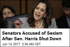 Male Colleagues Shut Down Sen. Kamala Harris Again