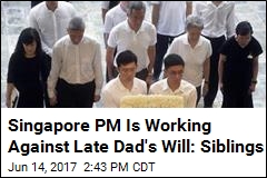 Singapore PM Is Working Against Late Dad&#39;s Will: Siblings