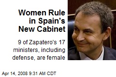 Women Rule in Spain's New Cabinet