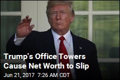 Trump&rsquo;s Net Worth Dips a Little