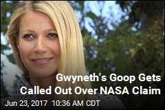 Gwyneth&#39;s Goop Gets Called Out by NASA