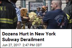 Dozens Hurt in New York Subway Derailment