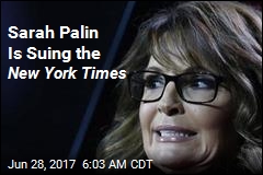 Sarah Palin Is Suing the New York Times