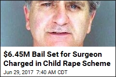 $6.45M Bail Set for Surgeon Charged in Child Rape Scheme