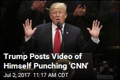 Trump Beats Up &#39;CNN&#39; in New Twitter Video