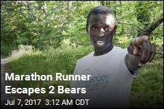 Marathon Runner Escapes 2 Bears