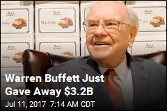 Warren Buffett Just Gave Away $3.2B