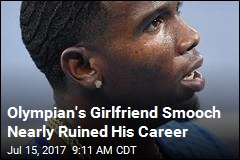 Olympian&#39;s Girlfriend Smooch Nearly Ruined His Career