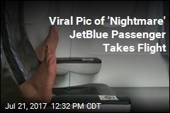 Viral Pic of &#39;Nightmare&#39; JetBlue Passenger Takes Flight