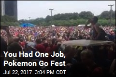 Shockingly Little Pokemon Go at Pokemon Go Fest