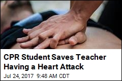 CPR Student Saves Teacher Having a Heart Attack