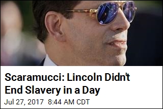 Scaramucci: Health Repeal Like Lincoln&#39;s Fight to End Slavery